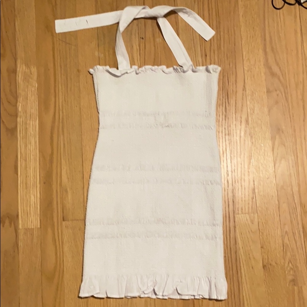 white summer dress